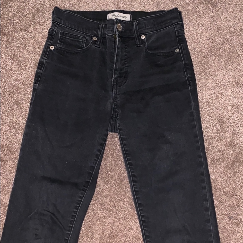 Madewell 9” High Rise Skinny 26 black